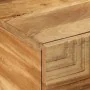 Mesa de centro madera maciza de mango negra 100x54x40 cm marrón de , Mesas de centro - Ref: Foro24-4017732, Precio: 151,54 €,...