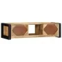Mueble para la TV 100x30x25 madera maciza mango rugosa de , Muebles TV - Ref: Foro24-4013597, Precio: 157,46 €, Descuento: %