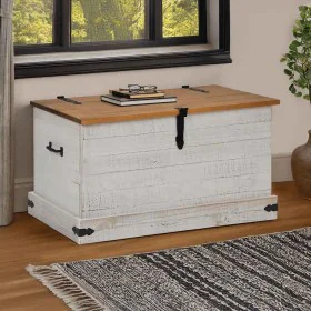 Halden Aufbewahrungstruhe weiß 91x48x47 cm Massivholz von , Aufbewahrungskisten - Ref: Foro24-4018402, Preis: 160,94 €, Rabat...