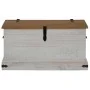 Baúl de almacenamiento HALDEN blanco 91x48x47 cm madera maciza de , Baúles de almacenamiento - Ref: Foro24-4018402, Precio: 1...