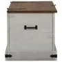 Baúl de almacenamiento HALDEN blanco 91x48x47 cm madera maciza de , Baúles de almacenamiento - Ref: Foro24-4018402, Precio: 1...