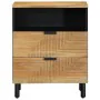 Mesita de noche madera maciza de mango 50x33x60 cm marrón de , Mesitas de noche - Ref: Foro24-4017730, Precio: 105,85 €, Desc...