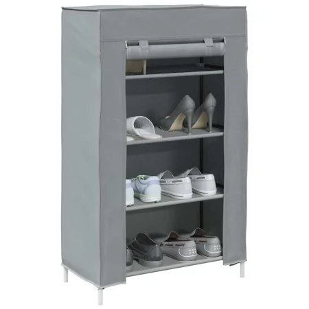 Zapatero gris 60,5x30x97 cm tejido no tejido de , Zapateros y organizadores de calzado - Ref: Foro24-4100621, Precio: 19,80 €...