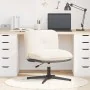 Silla de oficina giratoria tejido imitación lana rizada crema de , Sillas - Ref: Foro24-4105384, Precio: 126,36 €, Descuento: %