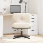 Silla de oficina giratoria tejido imitación lana rizada crema de , Sillas - Ref: Foro24-4105384, Precio: 126,36 €, Descuento: %