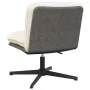 Silla de oficina giratoria tejido imitación lana rizada crema de , Sillas - Ref: Foro24-4105384, Precio: 126,36 €, Descuento: %