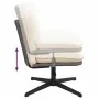 Silla de oficina giratoria tejido imitación lana rizada crema de , Sillas - Ref: Foro24-4105384, Precio: 126,36 €, Descuento: %