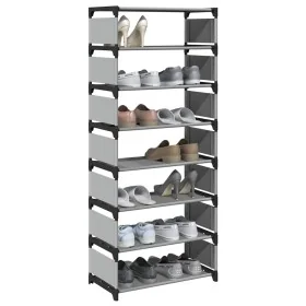 Zapatero 8 niveles gris 54x28x124 cm tejido no tejido de , Zapateros y organizadores de calzado - Ref: Foro24-4100623, Precio...
