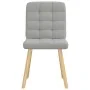 Sillas de comedor 2 uds tela gris nube de , Sillas de comedor - Ref: Foro24-4101100, Precio: 105,11 €, Descuento: %