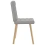 Sillas de comedor 2 uds tela gris nube de , Sillas de comedor - Ref: Foro24-4101100, Precio: 105,11 €, Descuento: %