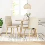 Dining chairs 2 units, cream-colored fabric. by , dining chairs - Ref: Foro24-4101098, Price: 105,39 €, Discount: %