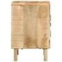 Mesilla de noche 2 uds 40x32x46 cm madera mango rugosa de , Mesitas de noche - Ref: Foro24-4104508, Precio: 206,46 €, Descuen...