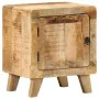 Mesilla de noche 2 uds 40x32x46 cm madera mango rugosa de , Mesitas de noche - Ref: Foro24-4104508, Precio: 206,46 €, Descuen...