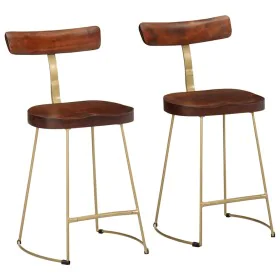Taburetes de barra 2 uds madera maciza de mango 49x43x79 cm de , Taburetes de cocina - Ref: Foro24-4013520, Precio: 124,46 €,...