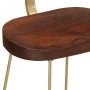 Taburetes de barra 2 uds madera maciza de mango 49x43x79 cm de , Taburetes de cocina - Ref: Foro24-4013520, Precio: 124,46 €,...