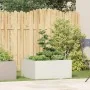 Jardinera de acero laminado en frío blanco 80x80x40 cm de , Maceteros y jardineras - Ref: Foro24-860739, Precio: 86,32 €, Des...