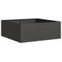 Jardinera acero negro 80x80x30 cm de , Maceteros y jardineras - Ref: Foro24-860801, Precio: 74,54 €, Descuento: %