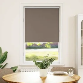 Estor Enrollable Opaco Color Café 80x175 cm Tela Ancho 75,7cm de , Persianas y estores - Ref: Foro24-4011020, Precio: 19,49 €...