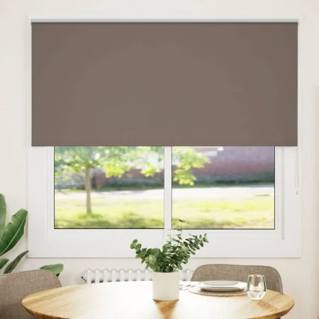 Estor Enrollable Opaco Color Café 160x175 cm Tela Ancho 156,6cm de , Persianas y estores - Ref: Foro24-4011036, Precio: 35,92...