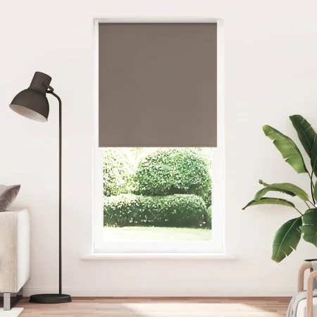 Estor Enrollable Opaco Color Café 90x210cm Tela Ancho 85,7cm de , Persianas y estores - Ref: Foro24-4011048, Precio: 22,01 €,...