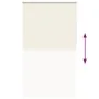 Estor Enrollable Opaco Blanco Roto 130x230cm Tela Ancho 126,6cm de , Persianas y estores - Ref: Foro24-4011732, Precio: 33,55...