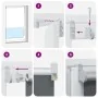 Estor Enrollable Opaco Blanco Roto 130x230cm Tela Ancho 126,6cm de , Persianas y estores - Ref: Foro24-4011732, Precio: 33,55...