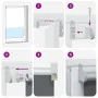 Estor Enrollable Opaco Blanco Roto 165x230cm Tela Ancho 161,6cm de , Persianas y estores - Ref: Foro24-4011739, Precio: 35,65...