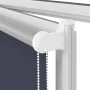 Estor Enrollable Opaco Marino 130x230cm Tela Ancho 126,6cm de , Persianas y estores - Ref: Foro24-4011602, Precio: 31,64 €, D...