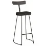 Taburetes de barra 2 uds negro 49x43x103 cm madera maciza mango de , Taburetes de cocina - Ref: Foro24-4013515, Precio: 146,0...