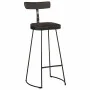 Taburetes de barra 2 uds negro 49x43x103 cm madera maciza mango de , Taburetes de cocina - Ref: Foro24-4013515, Precio: 146,0...
