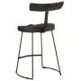 Taburetes de barra 2 uds negro 49x43x79 cm madera maciza mango de , Taburetes de cocina - Ref: Foro24-4013517, Precio: 123,58...
