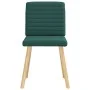 Dining chairs 4 units dark green fabric by , dining chairs - Ref: Foro24-3315279, Price: 198,40 €, Discount: %