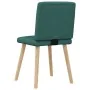 Dining chairs 4 units dark green fabric by , dining chairs - Ref: Foro24-3315279, Price: 198,40 €, Discount: %