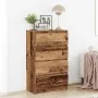Aparador de madera ingeniería madera envejecida 60x35x98,5cm de , Aparadores - Ref: Foro24-861128, Precio: 107,82 €, Descuent...