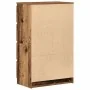 Aparador de madera ingeniería madera envejecida 60x35x98,5cm de , Aparadores - Ref: Foro24-861128, Precio: 107,82 €, Descuent...