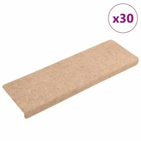 Alfombrilla autoadhesiva escalera 30 uds crema 65x21x4 cm de , Alfombrillas para escalones - Ref: Foro24-3365691, Precio: 87,...
