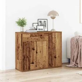 Aparador madera ingeniería madera envejecida 88x30x70 cm de , Aparadores - Ref: Foro24-861140, Precio: 91,31 €, Descuento: %