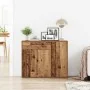 Aparador madera ingeniería madera envejecida 88x30x70 cm de , Aparadores - Ref: Foro24-861140, Precio: 91,31 €, Descuento: %