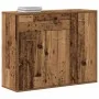 Aparador madera ingeniería madera envejecida 88x30x70 cm de , Aparadores - Ref: Foro24-861140, Precio: 91,31 €, Descuento: %