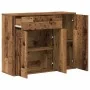Aparador madera ingeniería madera envejecida 88x30x70 cm de , Aparadores - Ref: Foro24-861140, Precio: 91,31 €, Descuento: %
