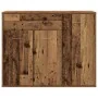 Aparador madera ingeniería madera envejecida 88x30x70 cm de , Aparadores - Ref: Foro24-861140, Precio: 91,31 €, Descuento: %