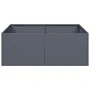 Jardinera acero gris antracita 80x80x30 cm de , Maceteros y jardineras - Ref: Foro24-860803, Precio: 67,99 €, Descuento: %
