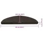Alfombrilla autoadhesiva escalera 20uds antracita 65x22,5x3,5cm de , Alfombrillas para escalones - Ref: Foro24-3365901, Preci...