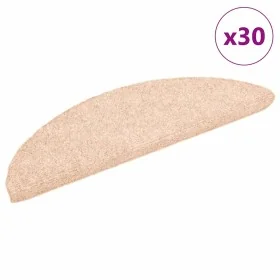 Alfombrilla autoadhesiva escalera 30 uds crema 56x17x3 cm de , Alfombrillas para escalones - Ref: Foro24-3365679, Precio: 73,...