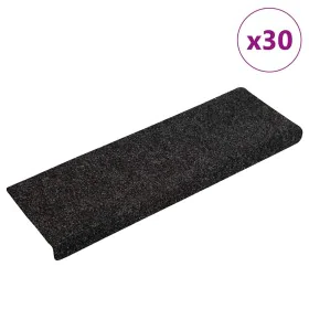 Alfombrilla autoadhesiva escalera 30 uds negro 65x21x4 cm de , Alfombrillas para escalones - Ref: Foro24-3365693, Precio: 94,...