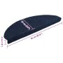 Alfombrilla autoadhesiva escalera 20 uds azul marino 65x21x4 cm de , Alfombrillas para escalones - Ref: Foro24-3365653, Preci...