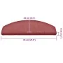 Alfombrilla escalera 30 uds rojo 65x24x4 cm de , Alfombrillas para escalones - Ref: Foro24-3365763, Precio: 99,74 €, Descuent...