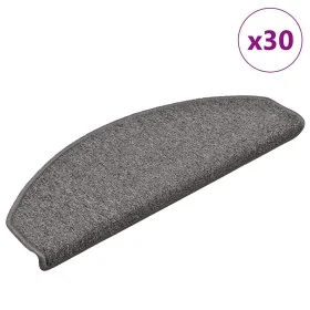 Alfombrilla escalera 30 uds gris oscuro 65x24x4 cm de , Alfombrillas para escalones - Ref: Foro24-3365761, Precio: 133,34 €, ...