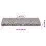 Alfombrilla escalera 30 uds 65x21x4 cm gris de , Alfombrillas para escalones - Ref: Foro24-3365825, Precio: 180,60 €, Descuen...