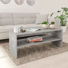 Couchtisch aus betongrauem Sperrholz, 100 x 40 x 40 cm von vidaXL, Couchtisch - Ref: Foro24-800130, Preis: 42,92 €, Rabatt: %